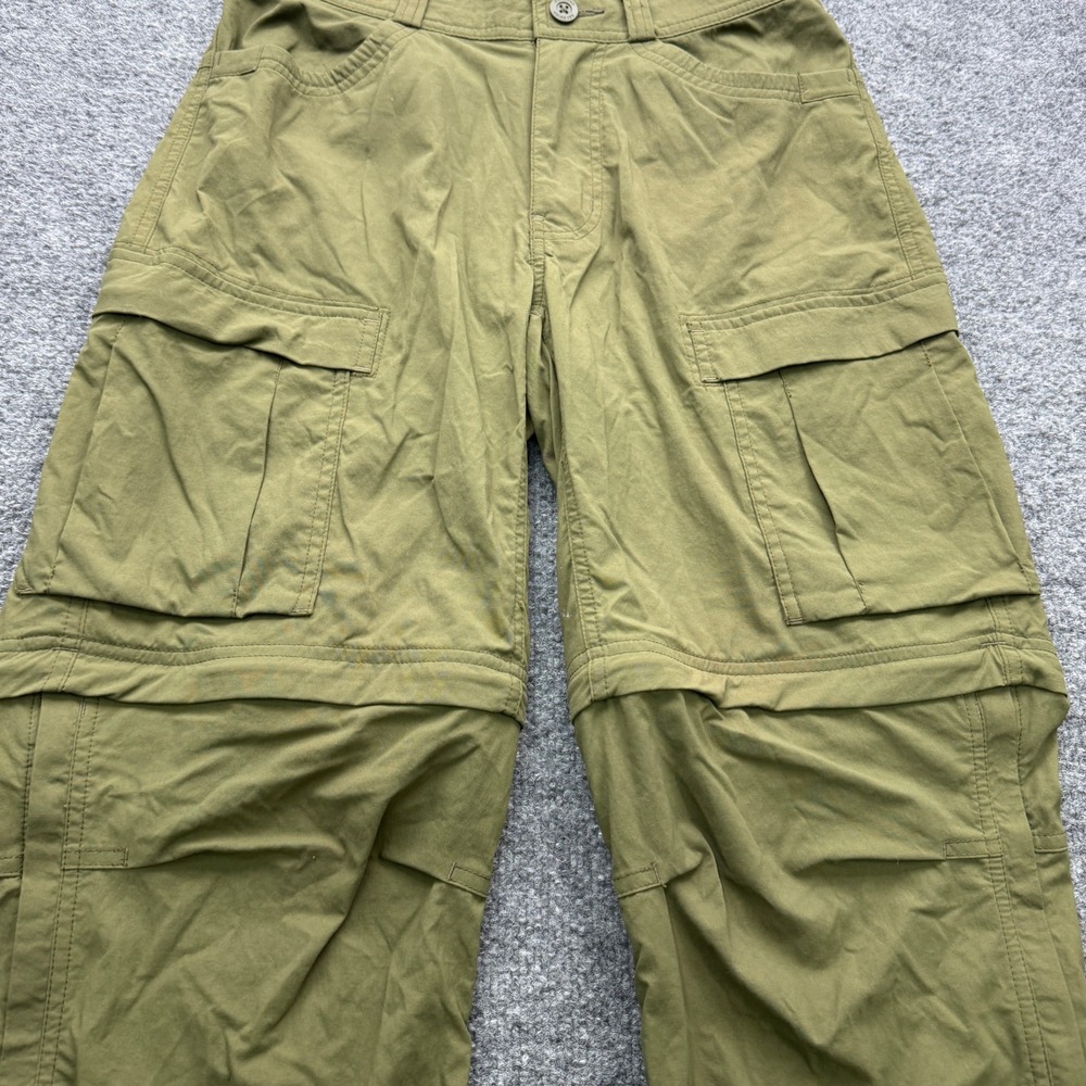 REI Olive Green Convertible Cargo Pants - Picture 5 of 13